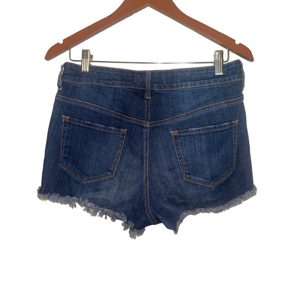 Bullhead High Rise Short With Pink Accent Size 7 - Picture 2 of 11